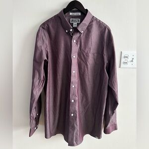 NWOT Duluth Trading Co Wrinkle Fighter Relaxed Fit Long Sleeve Men’s Large Tall